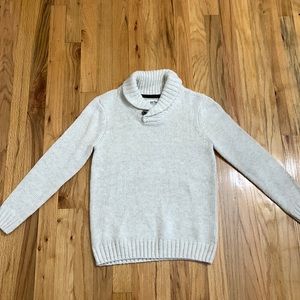 Boys Shawl Collar Sweater - size M